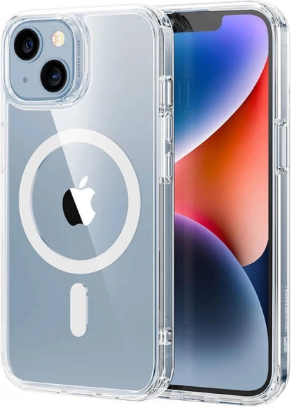 ESR Classic Hybrid etui til iPhone 14 Plus med MagSafe, gennemsigtig