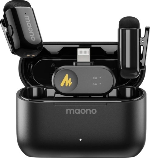 Maono WM622 PB2 trådløs mikrofon til iPhone og iPad