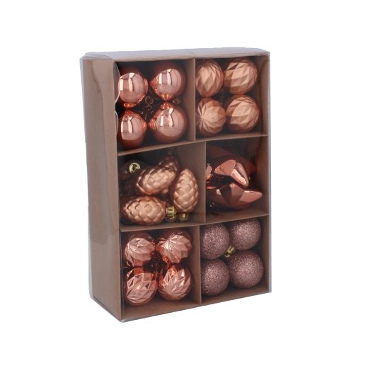 Harmonisk palet af oliven, kobber og grafit