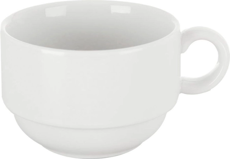 Hvidt porcelænskrus MONA 180 ml