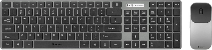 Trådløst tastatur- og musesæt TRACER Set RF Nano USB