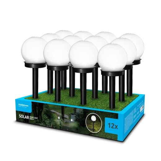 Modee solar havelampe LED til jorden GS014 38 cm kold hvid