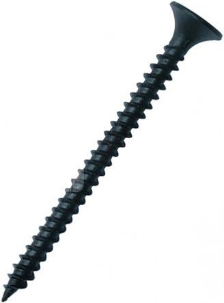 Gipsskruer 3,5 × 25 mm fin gevind, forsænket hoved (1000 stk)