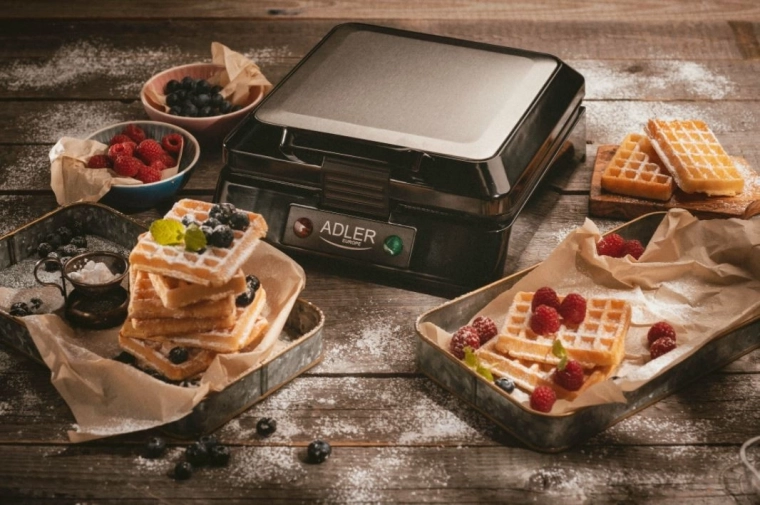1500 W effekt og non-stick-plader