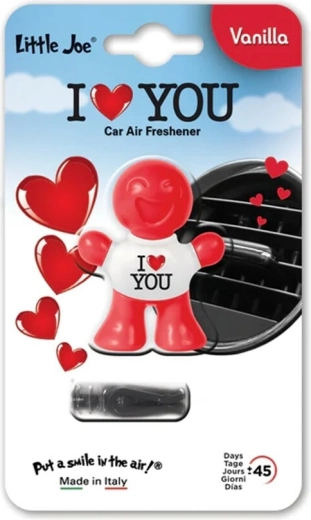 Little Joe Supair Drive 3D luftfrisker til bil vanilla I love you - 1 stk.