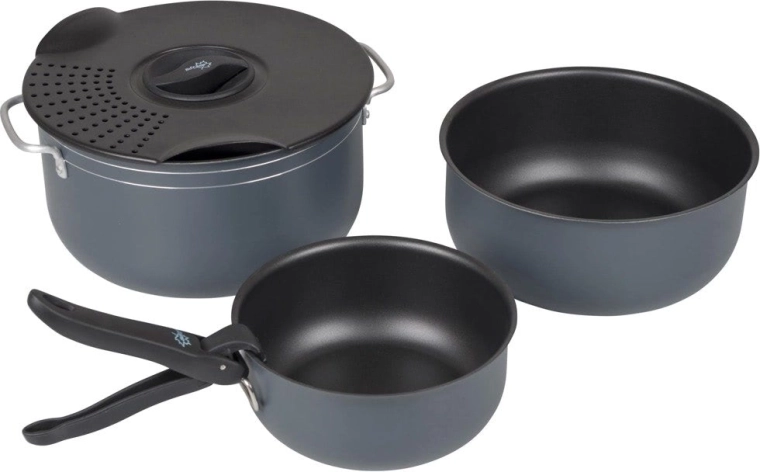 Nonstick-overflade og låg med si