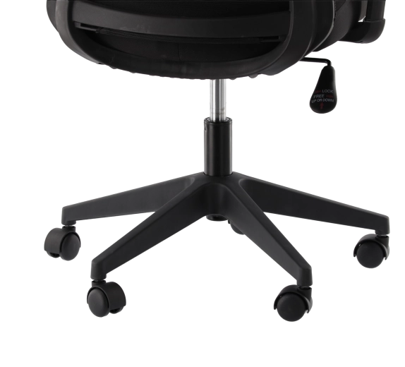 Stabil base med stille PU-hjul