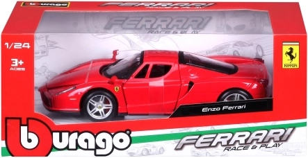Ferrari Enzo-bilmodel i skala 1:24, rød