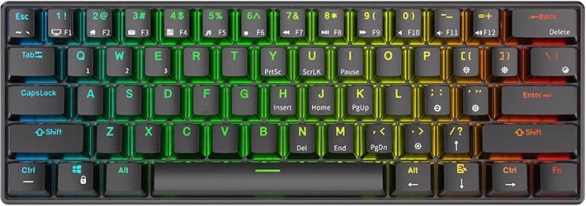 Mekanisk tastatur Royal Kludge RK61 RGB brune kontakter