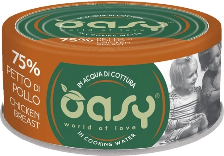 Oasy More Love kyllingebryst til katte 70 g