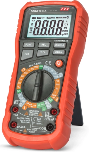 Digitalt multimeter med måling af induktans