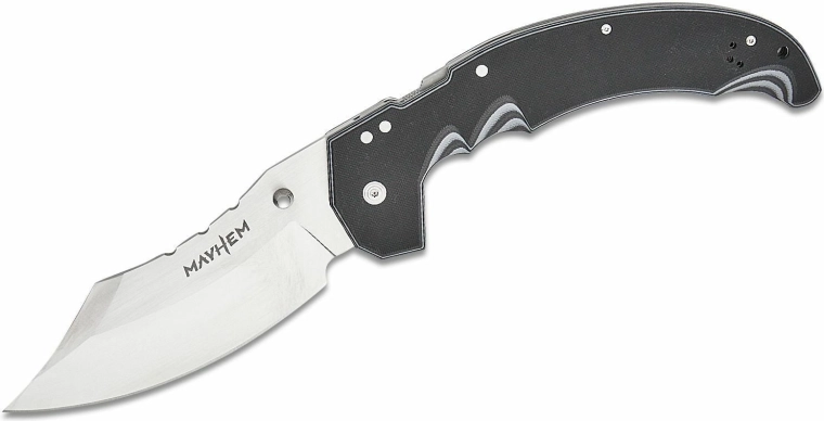 Cold Steel Mayhem sort stor foldekniv 15,2 cm G10