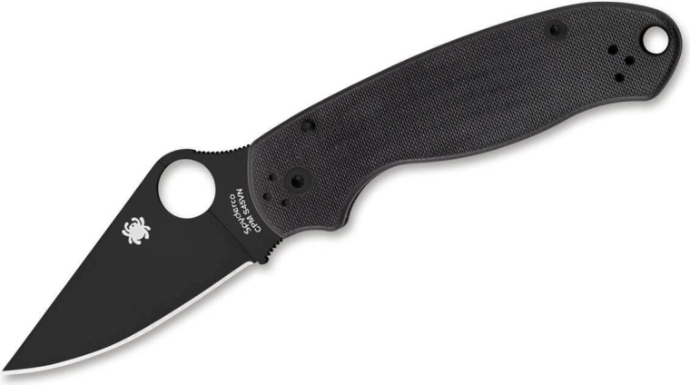 Spyderco Para 3 Black G10 foldekniv 7,5 cm – fuldsort