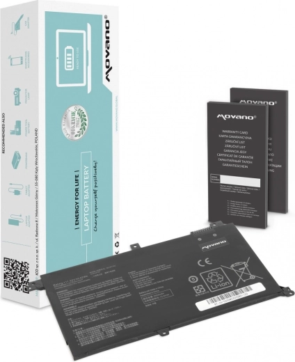 Movano-batteri til Asus VivoBook S430/X430U/K430 3600 mAh (41 Wh)