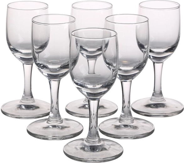 Diamond sæt med 6 vodkaglas 35 ml