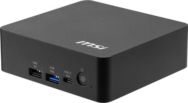 MSI Cubi NUC AI+ mini-pc (Intel Core Ultra 5 322, uden OS, wi‑fi, Bluetooth), sort