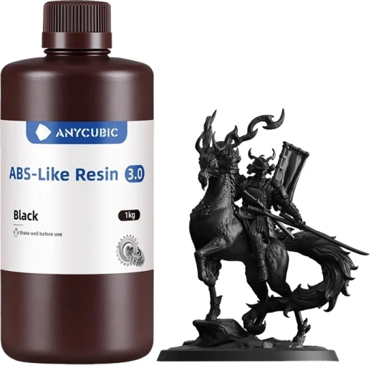 Anycubic abs-like resin 3.0 sort - 1 stk.