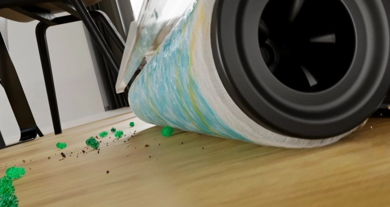 Hygienic!Spin op til 500 o/min for hygiejnisk rene gulve