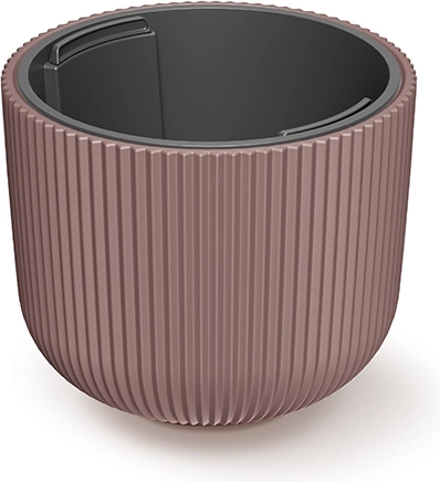 Blomsterpotte Milly med indsats, diameter 20 cm, marsala