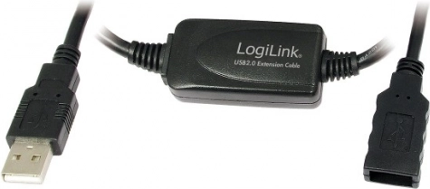USB forlængerkabel 2.0 med aktiv signalforstærker 10 m