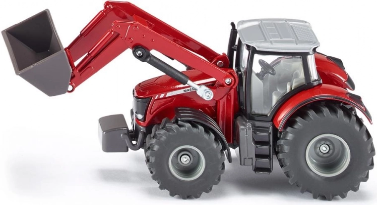 Siku traktor MASSEY FERGUSON 8690 med frontlæsser 1:50