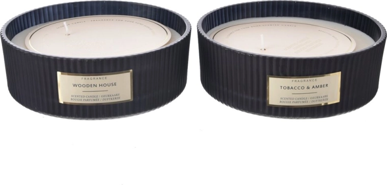 Duftlys i glas Black 580 g