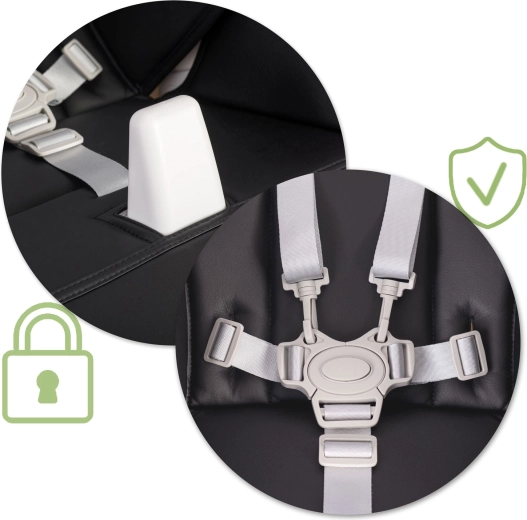 Maksimal sikkerhed med 5-punkts-sele