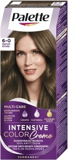 Palette Intensive Color Creme 6-0 mørk blond, 50 ml