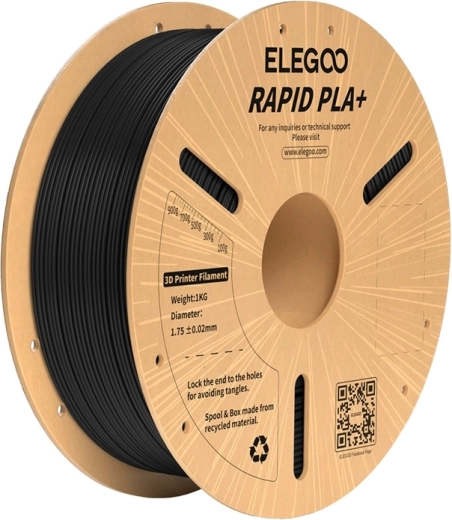 Filament ELEGOO Rapid PLA+ sort 1,75 mm 1 kg