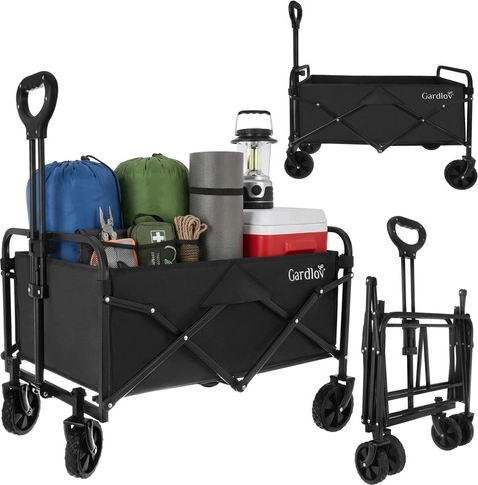 360° drejelige forhjul og teleskophåndtag