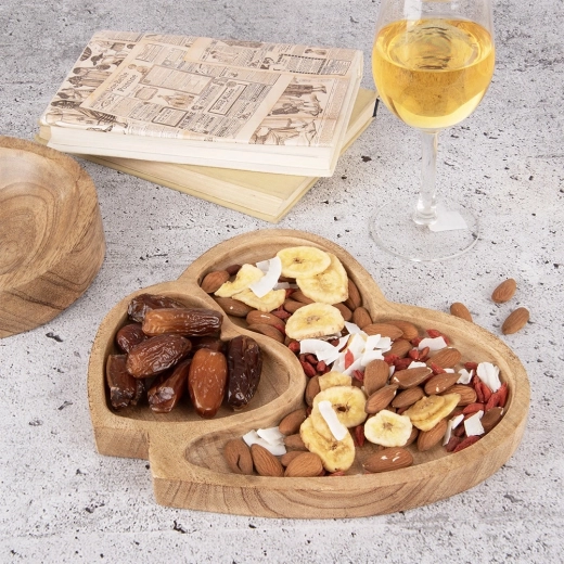 Ideelt til nødder, tørret frugt og desserter