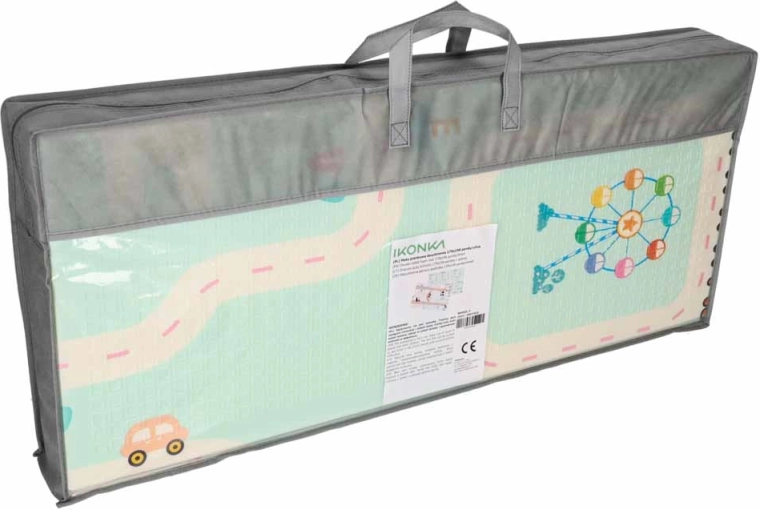 Foldbar konstruktion og bæretaske