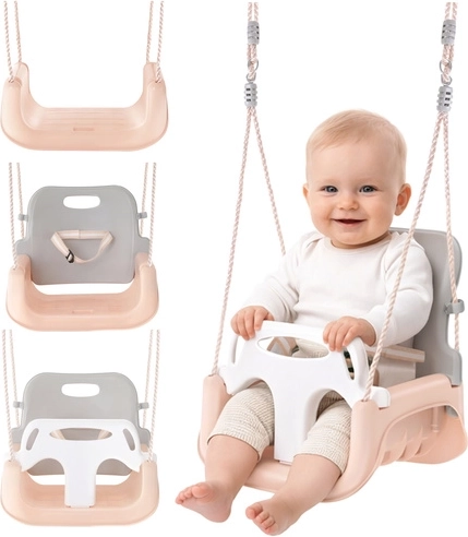 Børnegynge 3i1 Kruzzel grå-beige