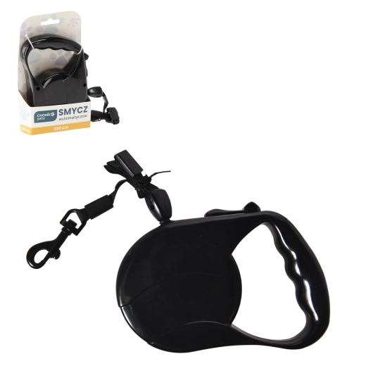 Automatisk hundesnor 3 m - 1 stk.