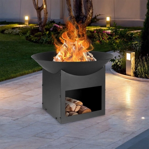 Integreret opbevaring til brænde