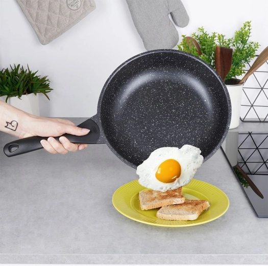 Nonstick granitoverflade uden PFOA og PTFE