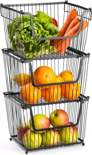 Stabelbar organizer for pladsbesparelse