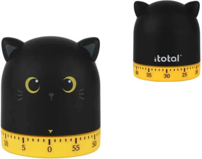 Køkkentimer sort kat