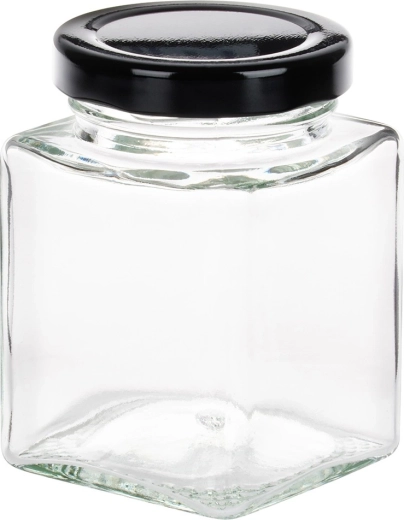 Kvalitetsklart glas og tætsluttende låg