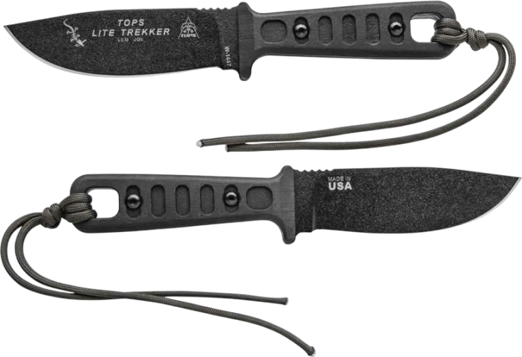 TOPS Knives Lite Trekker Standard Black kniv med fast klinge