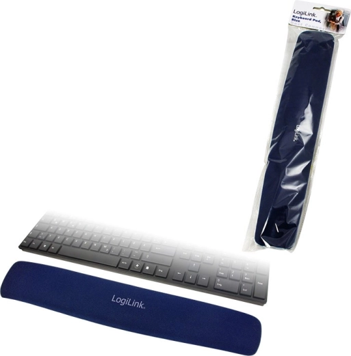 Gelpude til tastatur, blå