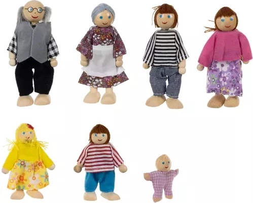 Familie i 3 generationer i én pakke