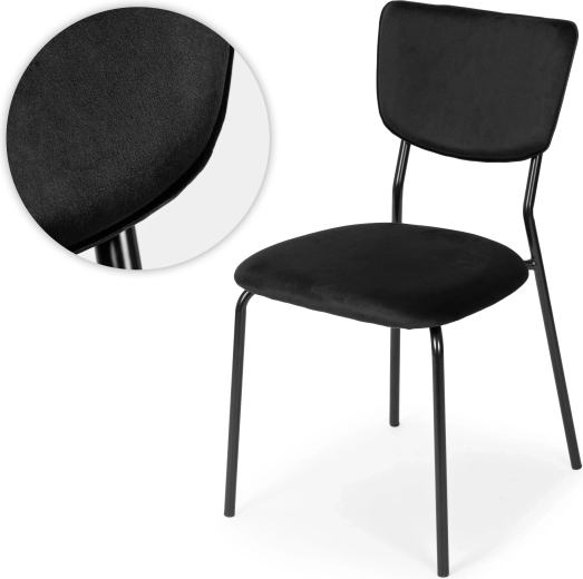 Luksuriøs fløjl med blød polstring