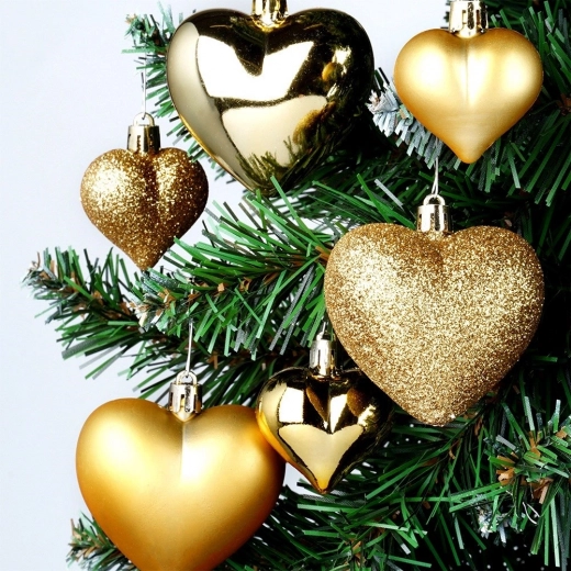 Hjerteform i to størrelser