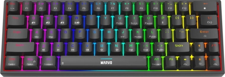 Hot-swap-kontakter og RGB-belysning