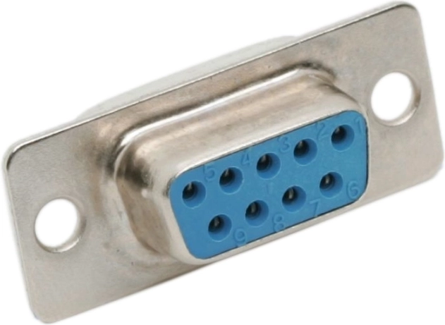 D-sub-hunstik 9-polet til lodning