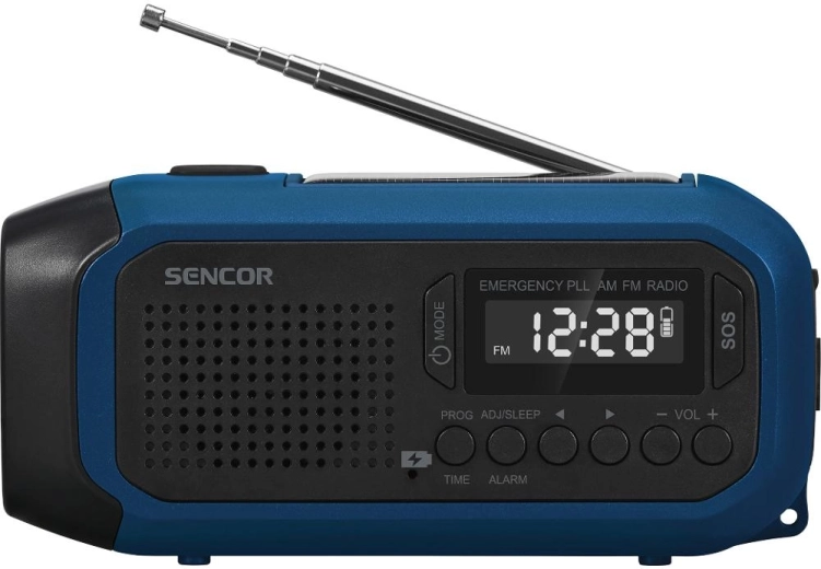 AM/FM-radio og SOS-alarm