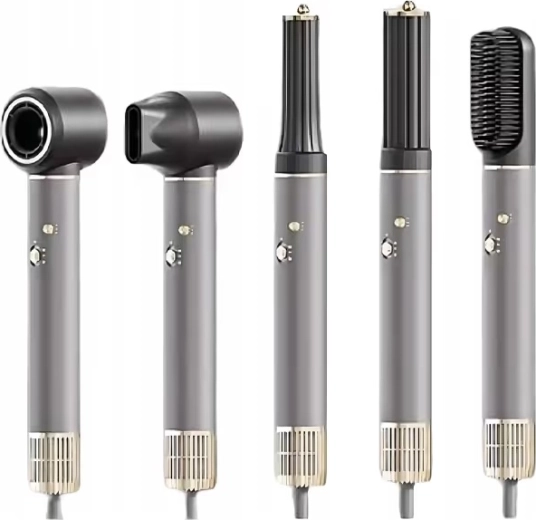 Styling 5-i-1: tørring, udglatning og krøller i ét