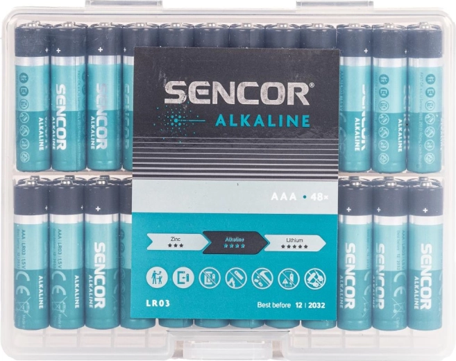 Alkalisk batteri Sencor AAA LR03 - 1 stk.