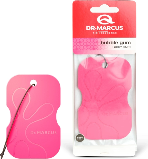 Dr. Marcus Lucky Card Bubble Gum luftfrisker til bilen